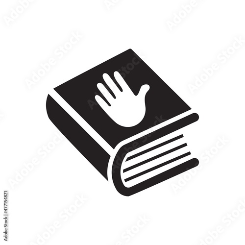 Oath Book icon ( vector illustration )