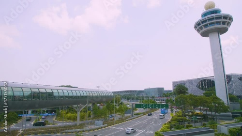 Changi Airport Singapore . High quality video footage photo