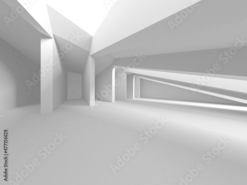 Wallpaper Mural White Modern Background. Abstract Building Concept Torontodigital.ca