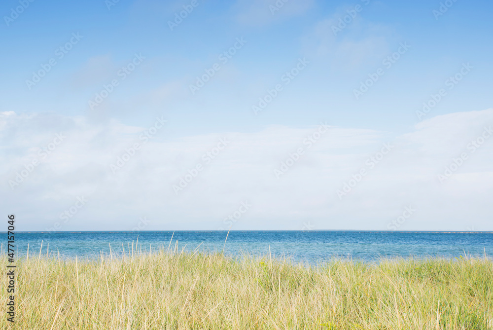 USA, Massachusetts, Cape Cod, Nantucket Island, Nantucket Sound from dunes at Madaket Beach USA, Massachusetts, Cape Cod, Nantucket Island, Nantucket Sound from dunes at Madaket Beach
