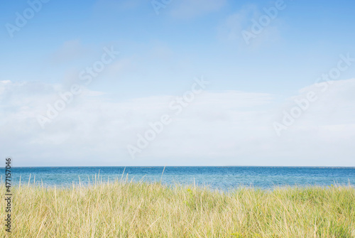 USA, Massachusetts, Cape Cod, Nantucket Island, Nantucket Sound from dunes at Madaket Beach photo