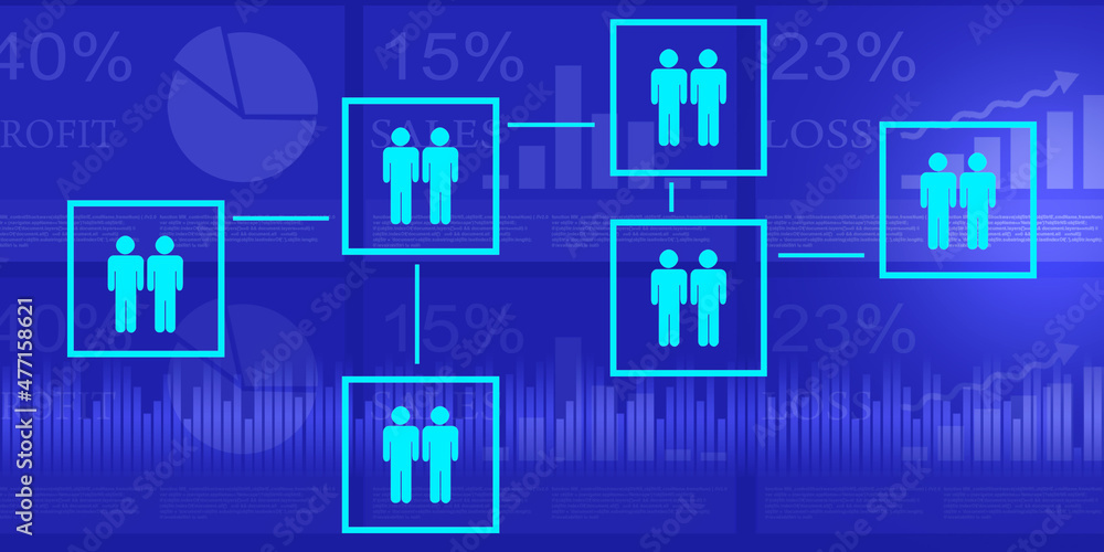 2d illustration Business Network concept
2d illustration Business Network concept