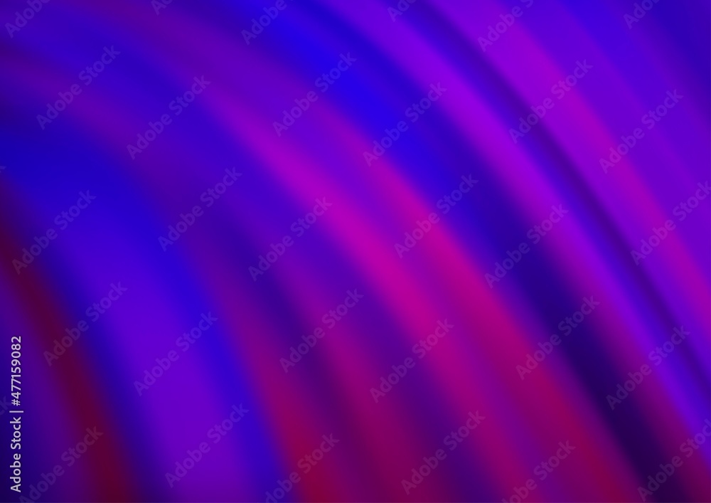 Light Purple vector background with curved circles.