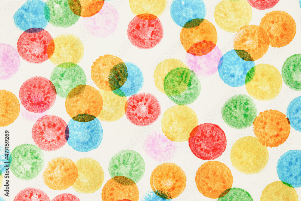 Abstract pattern of colorful circles Abstract pattern of colorful circles