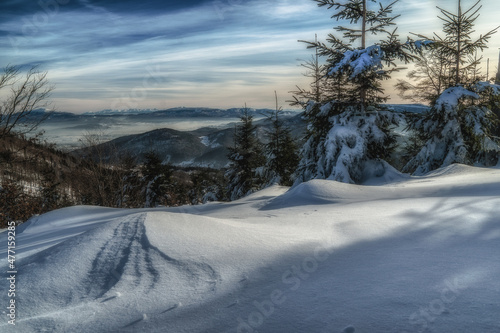 Winter in the Silesian Beskids