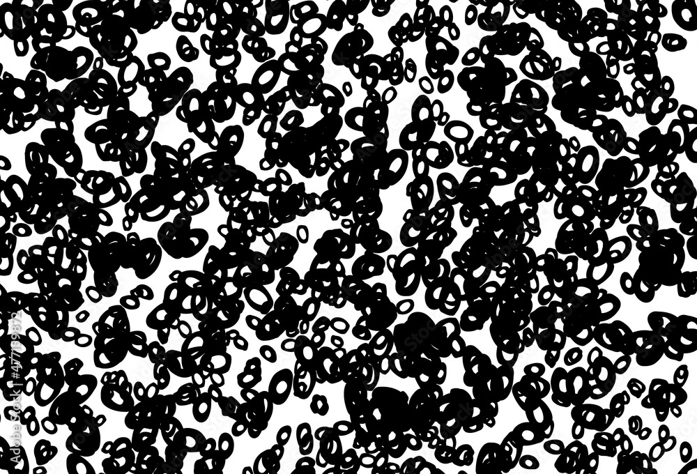 Black and white vector cover with spots. Black and white vector cover with spots.