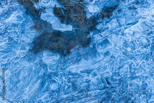Wallpaper Mural Clear blue ice in river Torontodigital.ca