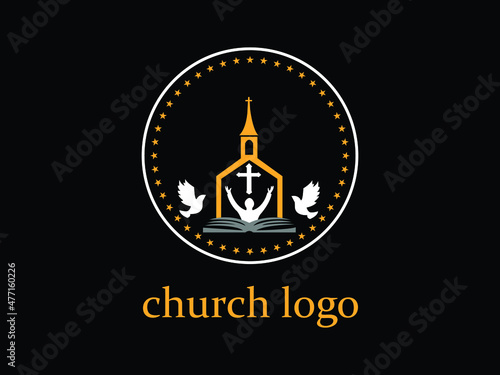 church logo design - EPS 10 
