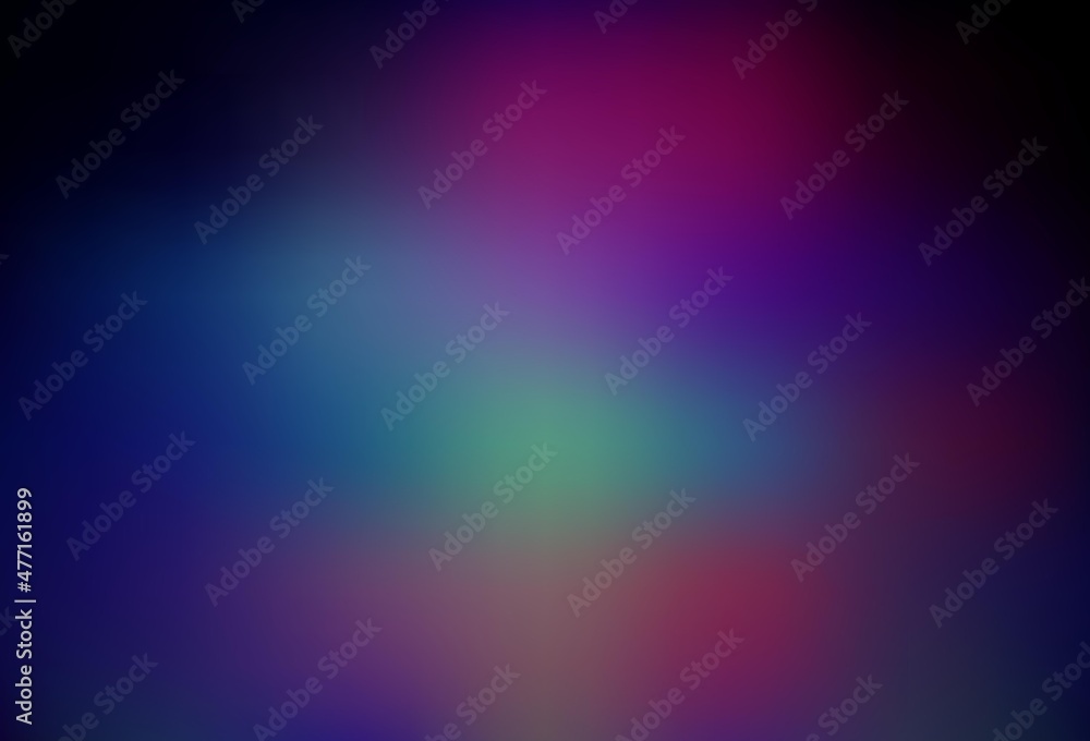 Obraz premium Dark Pink, Blue vector blurred shine abstract template.