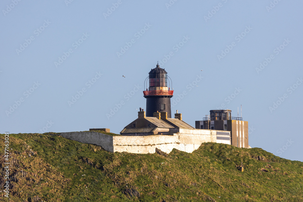 Ballycotton Lighthouse and Cliff rocks, Ireland