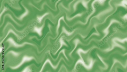 Gradient olive green 3D wavy pattern for abstract background
