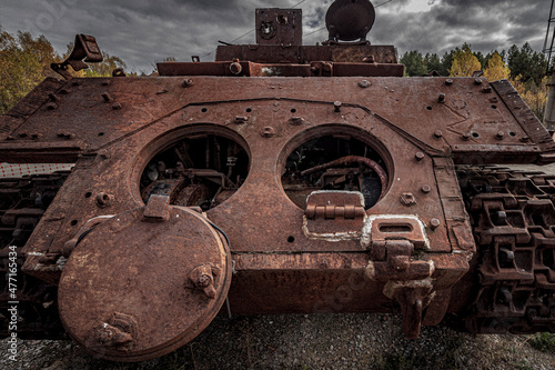 old rusty train