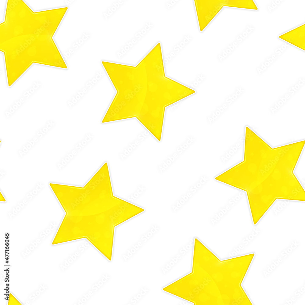 Seamless pattern of yellow shining star. Vector illustration template Seamless pattern of yellow shining star. Vector illustration template
