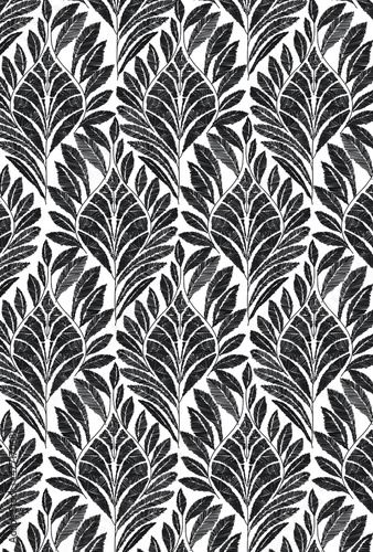 Floral Pattern Vector seamless pattern background for wallpapers, textile, wrapping. Exquisite floral baroque template