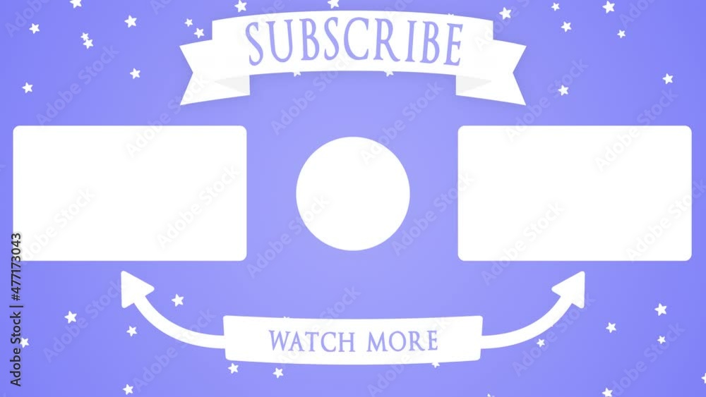 End Screen Channel Outro Interactive Element On Light Purple Background. Animation For Promoting Videos and Subscribing For Vloggers And Other Content Creators. End Screen Channel Outro Interactive Element On Light Purple Background. Animation For Promoting Videos and Subscribing For Vloggers And Other Content Creators.