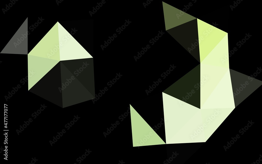 Light Green vector low poly texture. Light Green vector low poly texture.