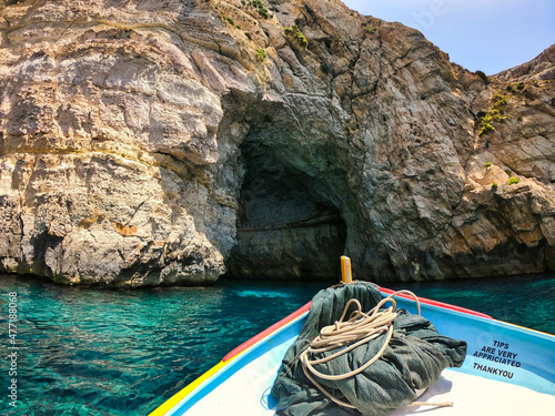 Obraz na płótnie Blue Grotto, Malta, August 2021