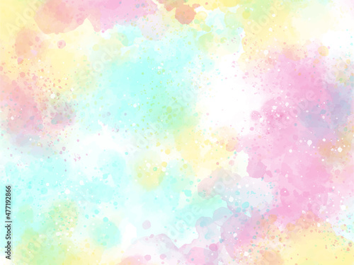 絵の具 パステル アドビストックのデザイン かべいろ Com おしゃれ壁紙リフォーム貼り替え インクジェット壁紙のかべいろ Com