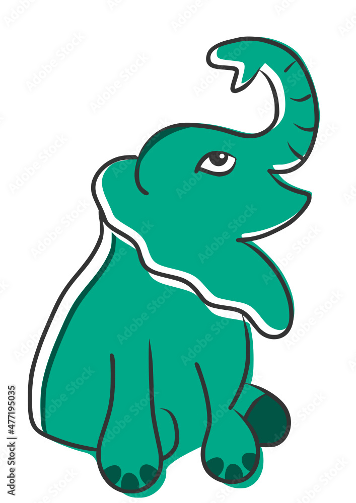 Logo éléphanteau Logo éléphanteau