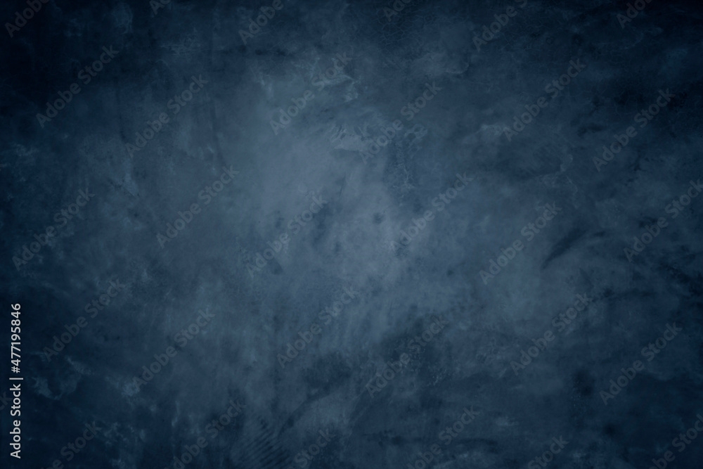 Naklejka premium Beautiful Abstract Grunge Decorative Navy Blue Dark Wall Background
