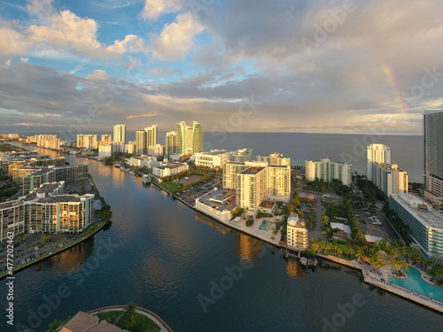 Hallandale and Miami Beach Florida after a Storm