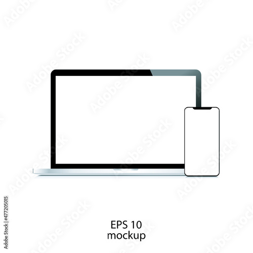 monitor vector ,mockup monitor , screen monitor , EPS10