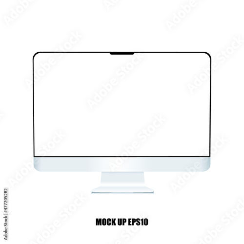 monitor vector ,mockup monitor , screen monitor , EPS10