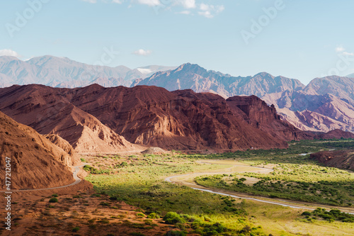 valley in the mountains