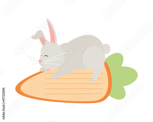 rabbit with memo