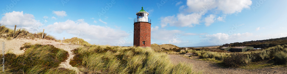 The Lighthouse Quermarkenfeuer, Kampen, Sylt, Germany, Europe