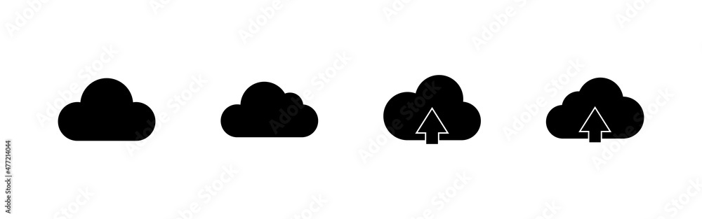 Cloud icons set. cloud sign and symbol Cloud icons set. cloud sign and symbol