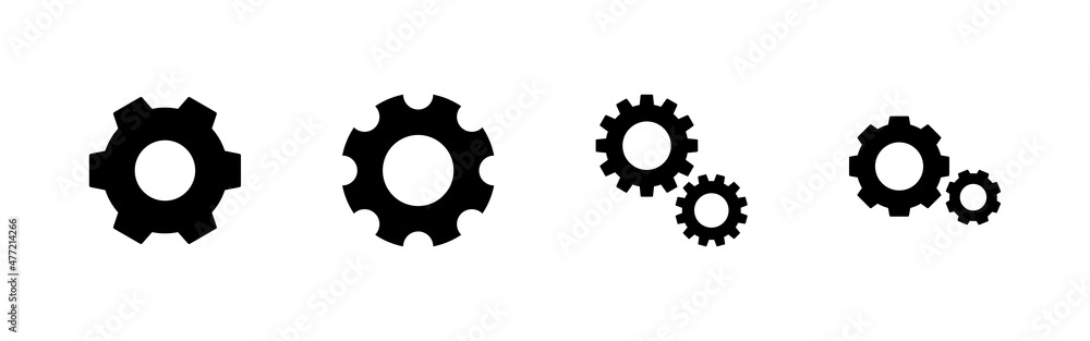 Setting Icons set. Cog Settings sign and symbol. Gear Sign Setting Icons set. Cog Settings sign and symbol. Gear Sign
