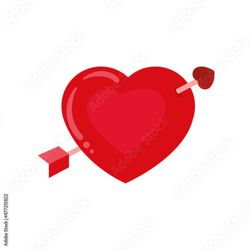 cupid heart design