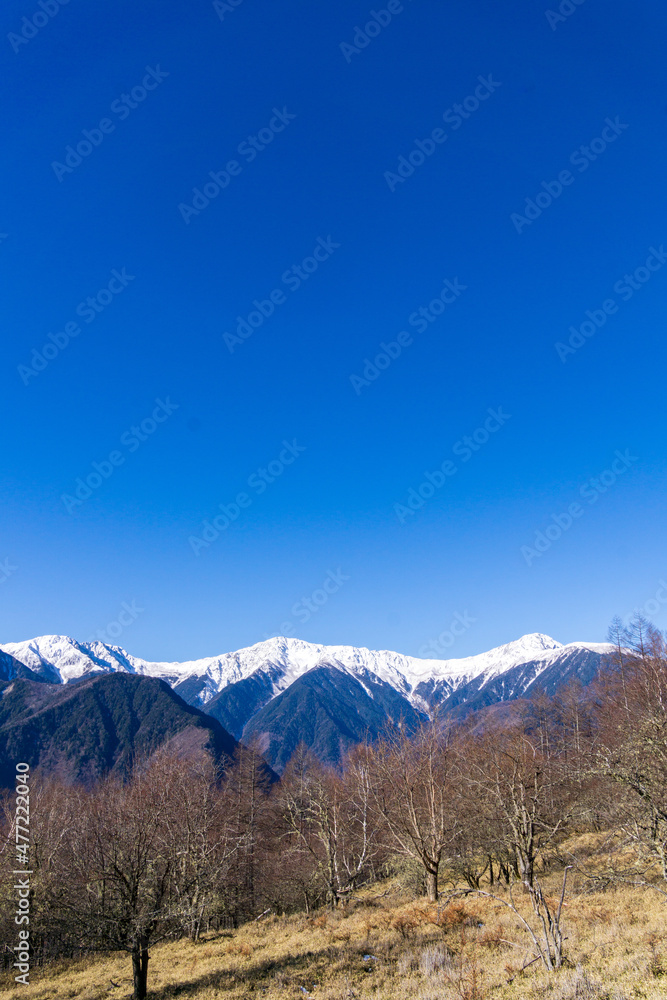 夜叉神峠 白峰三山 夜叉神峠 白峰三山