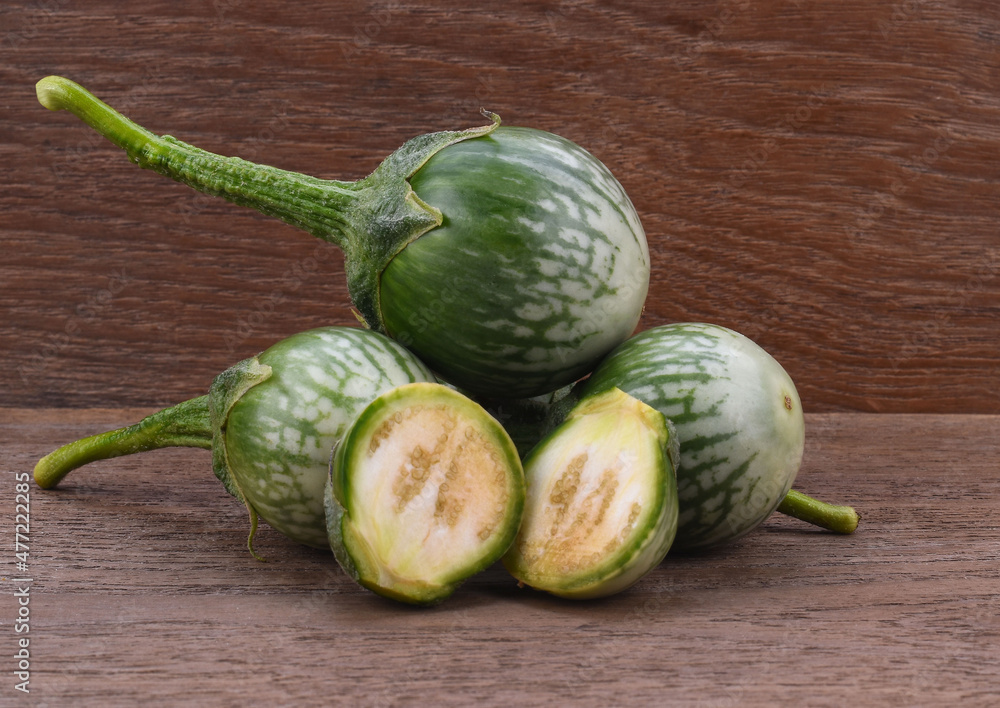 Thai eggplant on white background, Eggplant isolated. Thai eggplant on white background, Eggplant isolated.