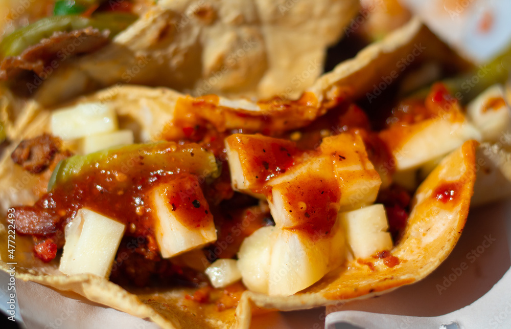 Deliciosos tacos comida mexicana Deliciosos tacos comida mexicana