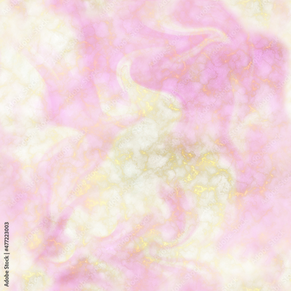 Seamless marble texture in pink color. Use this endless, repeating texture for any surface designs like fabrics, wallpapers, home decoration elements and printables like gift cards and invitations