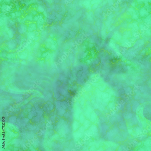 Seamless marble texture in green color. Use this endless, repeating texture for any surface designs like fabrics, wallpapers, home decoration elements and printables like gift cards and invitations