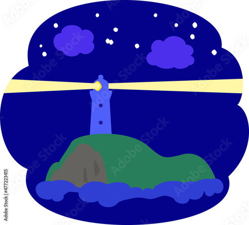 夜の灯台