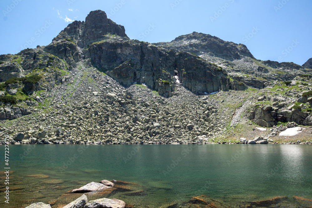 Landscape of Rila Mountain near The Scary lake, Bulgaria Landscape of Rila Mountain near The Scary lake, Bulgaria