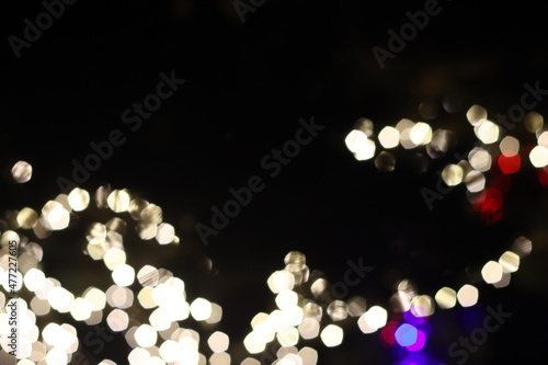 Bokeh christmas lights
