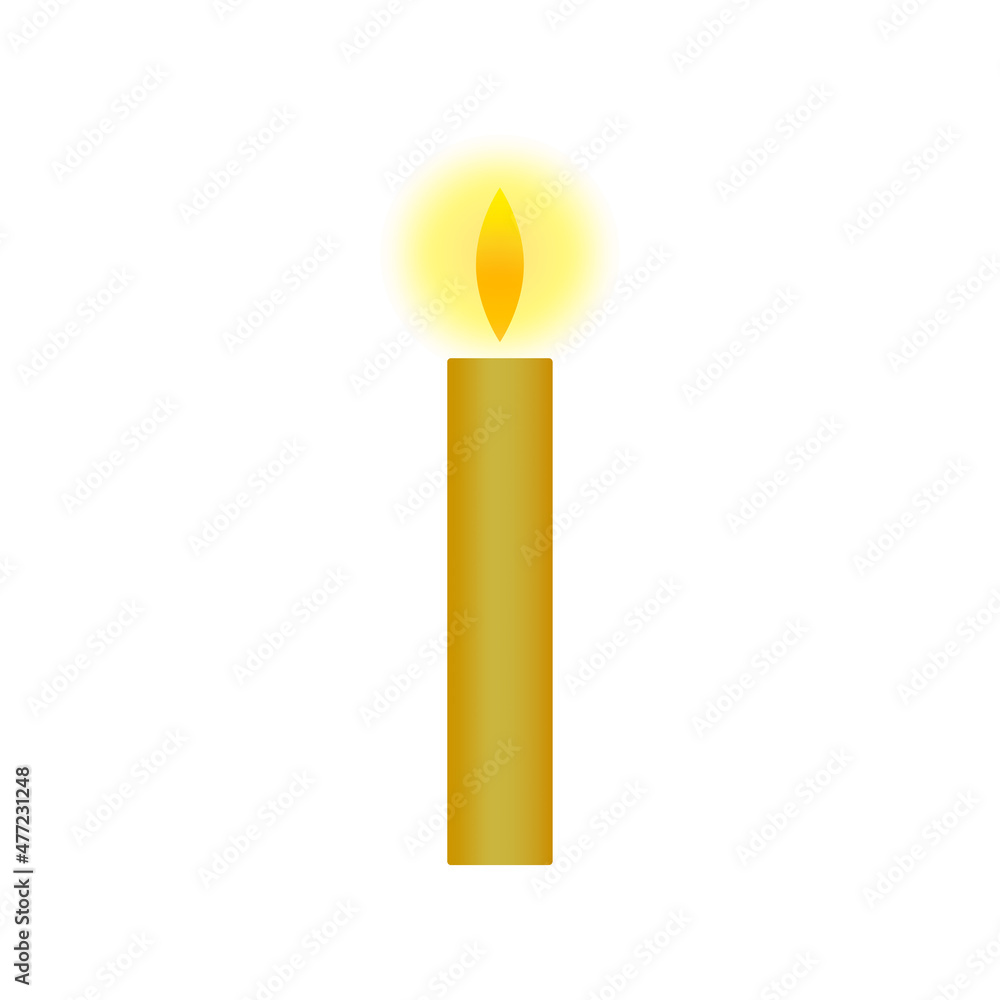 Candle sign. Burning fire. Flame icon. Church symbol. Holiday decor. Memory symbol. Vector illustration. Stock image. Candle sign. Burning fire. Flame icon. Church symbol. Holiday decor. Memory symbol. Vector illustration. Stock image.