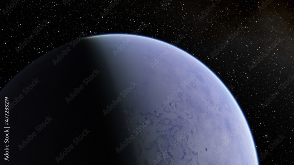 Planets and galaxy, science fiction wallpaper 3d render Planets and galaxy, science fiction wallpaper 3d render