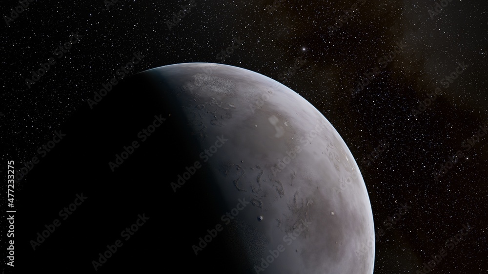 Planets and galaxy, science fiction wallpaper 3d render Planets and galaxy, science fiction wallpaper 3d render