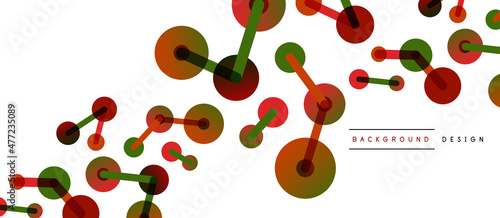 Network concept abstract background. Dots connection. Big data idea. Business template for wallpaper, banner, background or landing