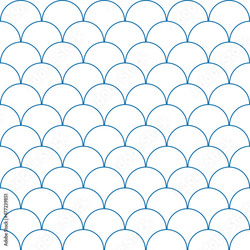 Fish scales seamless pattern. Mermaid tail abstract background