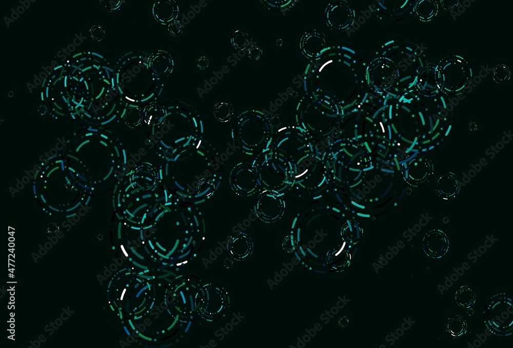 Light Blue, Green vector template with circles. Light Blue, Green vector template with circles.