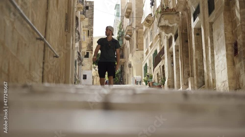 Exploring the streets of La Valetta Malta solo travel photo