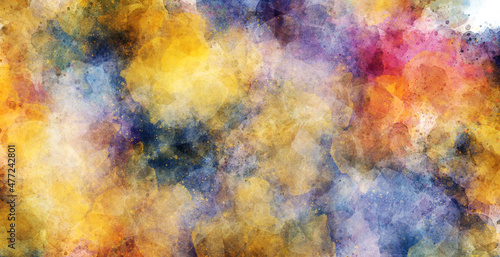 abstract colorful watercolor background. orange pattern grunge texture background. Colorful watercolor grunge.