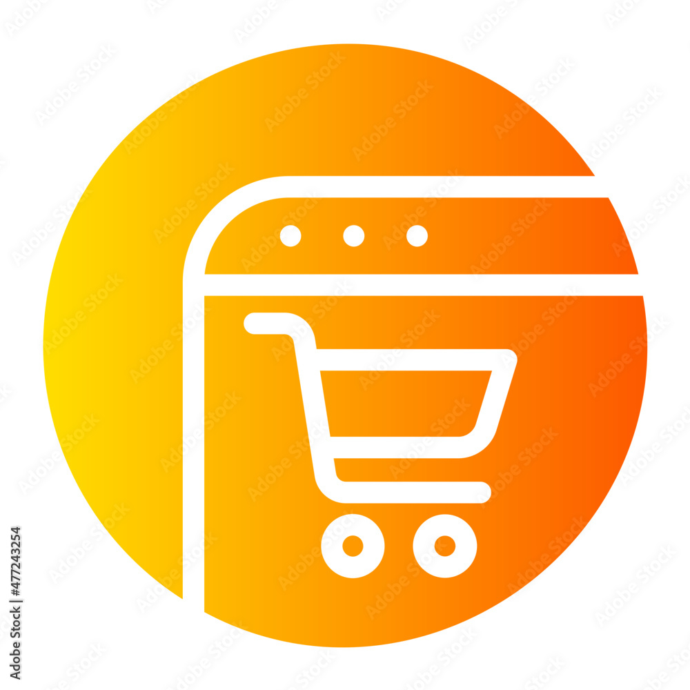 cart gradient icon cart gradient icon